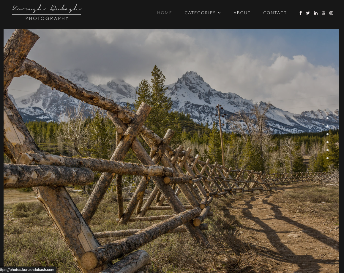 Kurush's photography website